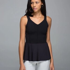 Lululemon City Tank peplum top. T